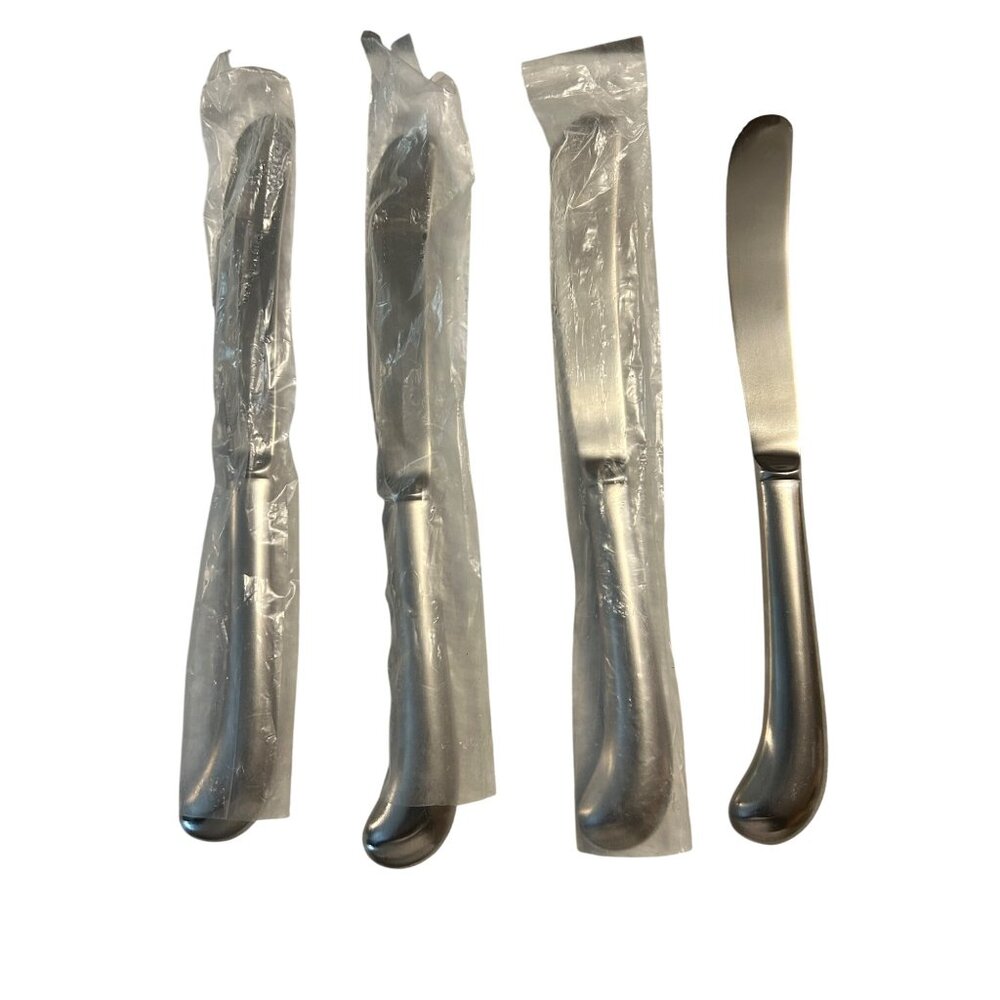Set Of 4 Stanley Roberts Jefferson Manor Stainless Steel Dinner Knives